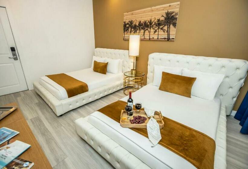 غرفه قياسيه سريرين مزدوجين, Catalina Hotel & Beach Club