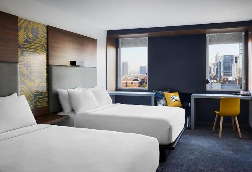 غرفة قياسية مطلة على المدينة, Aloft Atlanta Downtown