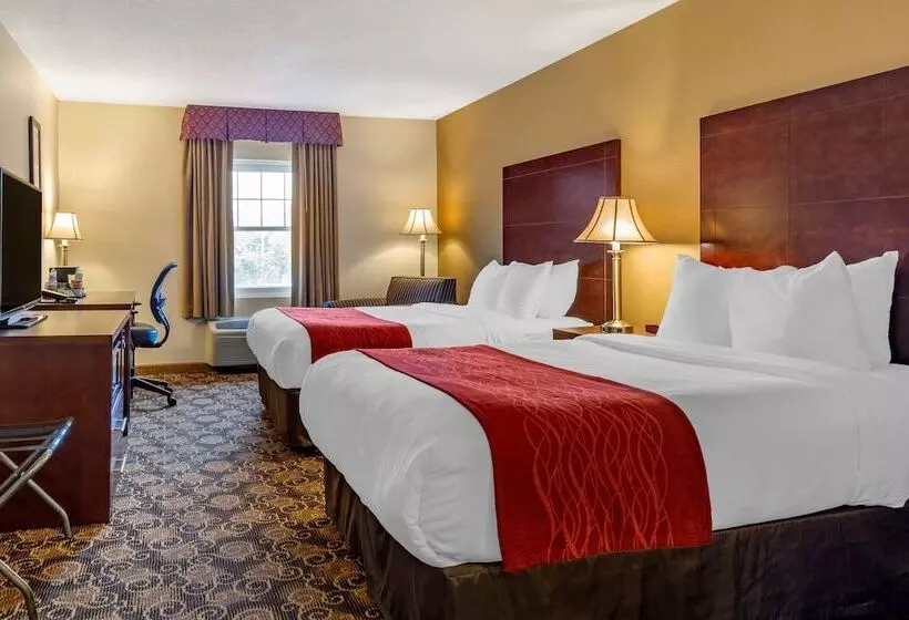 ２ダブルベッドのスタンダードルーム, Comfort Inn Rockland  Boston