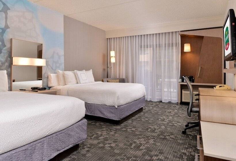 İki Çift Kişilik Yataklı Standart Oda, Courtyard By Marriott Dallas Northwest