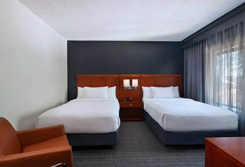 ２ダブルベッドのスタンダードルーム, Courtyard By Marriott Dallas Plano Parkway At Preston Road