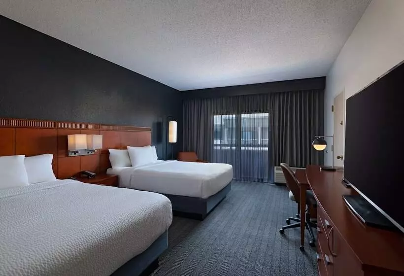 ２ダブルベッドのスタンダードルーム, Courtyard By Marriott Dallas Plano Parkway At Preston Road