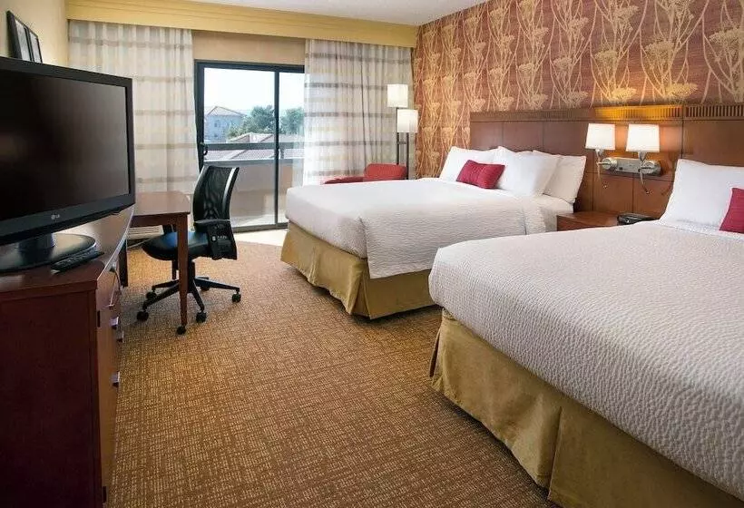 2ダブルベッドのスタンダードルーム, Courtyard By Marriott Phoenix Airport
