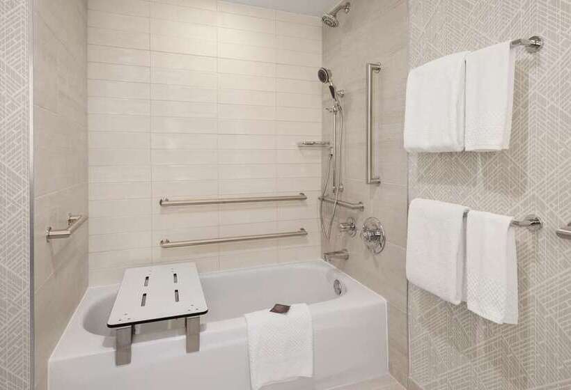 מיטת קינג בסוויטה, Embassy Suites By Hilton Atlanta Buckhead