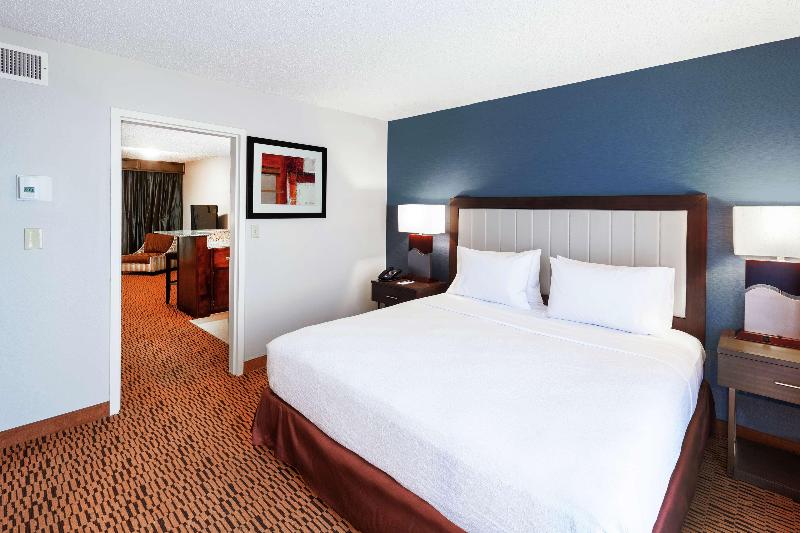 キングサイズベッドのスイートルーム, Embassy Suites By Hilton Dallas Market Center