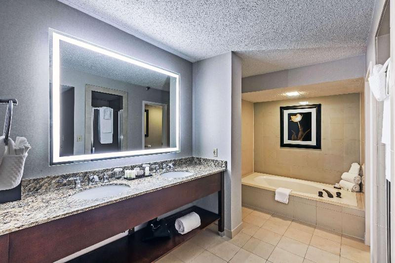 キングサイズベッドのスイートルーム, Embassy Suites By Hilton Dallas Market Center
