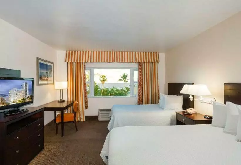 اتاق استاندارد با 2 تخت دوبل, Lexington By Hotel Rl Miami Beach