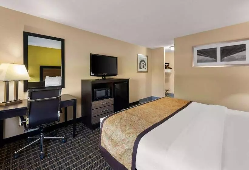 キングサイズベッドのスタンダードルーム, Best Western Adena Inn