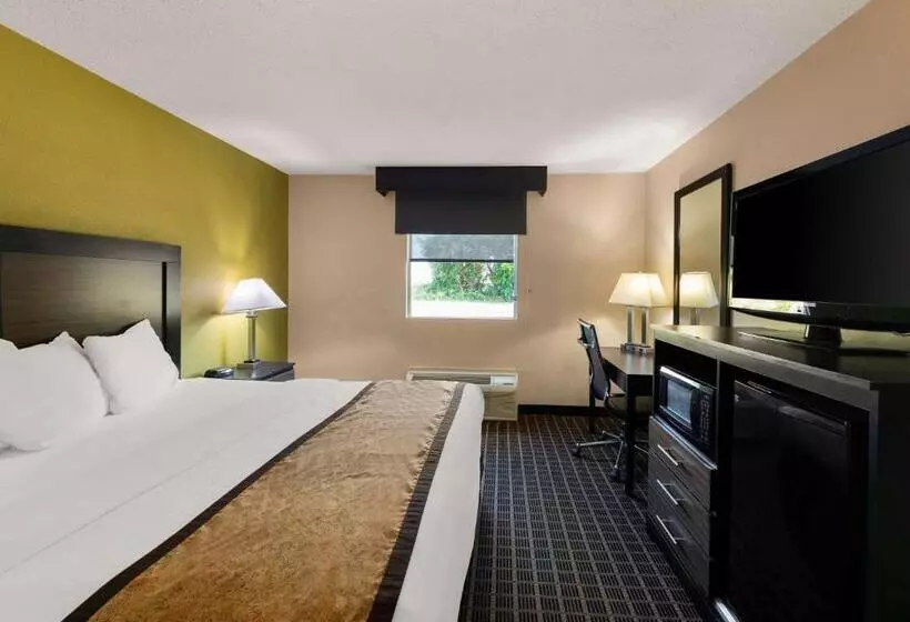 キングサイズベッドのスタンダードルーム, Best Western Adena Inn