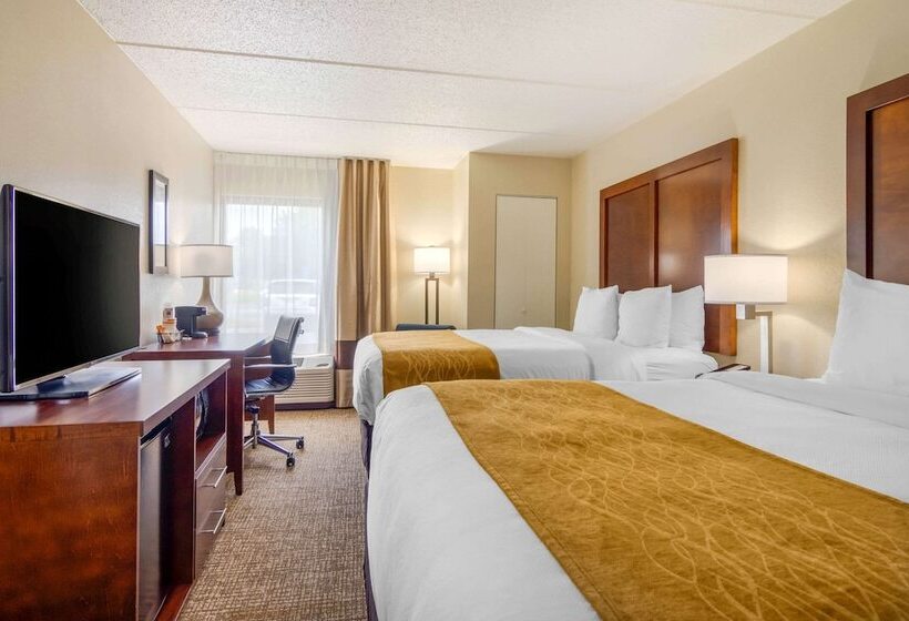２ダブルベッドのスタンダードルーム, Comfort Inn Atlanta Airport