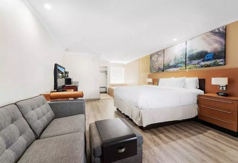 ダブルベッドのスタンダードスタジオ, Days Inn & Suites By Wyndham Roseville/detroit Area