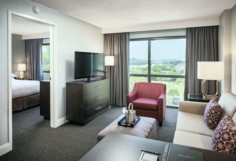 غرفة قياسية سرير مزدوج لذوى الإحتياجات الخاصة, Hilton Brentwood/nashville Suites