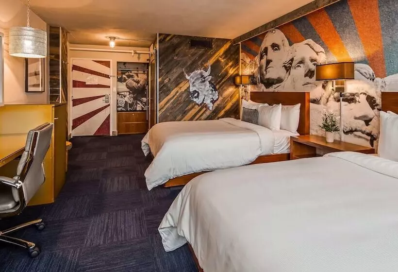اتاق استاندارد با 2 تخت دوبل, The Rushmore Hotel & Suites; Bw Premier Collection