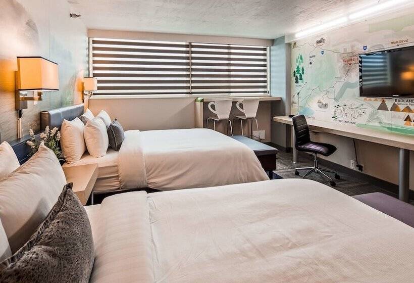 חדר סטנדרט שתי מיטות זוגיות, The Rushmore Hotel & Suites; Bw Premier Collection