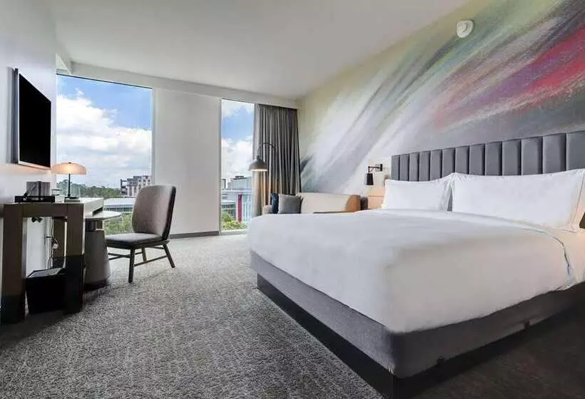 اتاق لوکس با تخت بزرگ, Hilton Fort Worth
