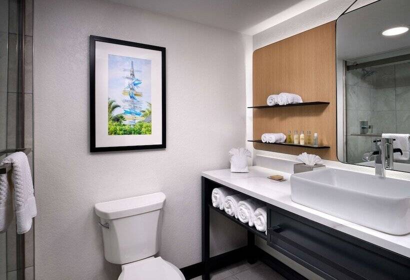 Çift Kişilik Yataklı Standart Oda, Hilton Garden Inn Cocoa Beach Oceanfront