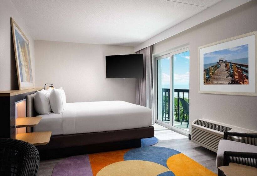 Yandan Deniz Manzaralı Süit, Hilton Garden Inn Cocoa Beach Oceanfront
