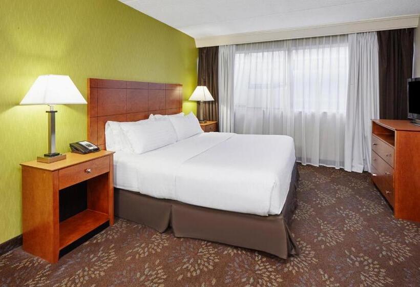 מיטת קינג בסוויטה, Holiday Inn Chicago Matteson Conf Center, An Ihg