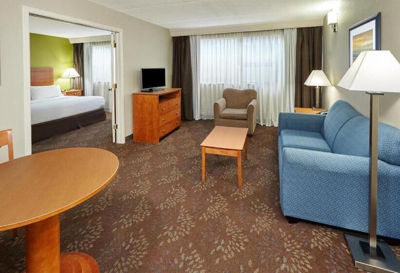 מיטת קינג בסוויטה, Holiday Inn Chicago Matteson Conf Center, An Ihg