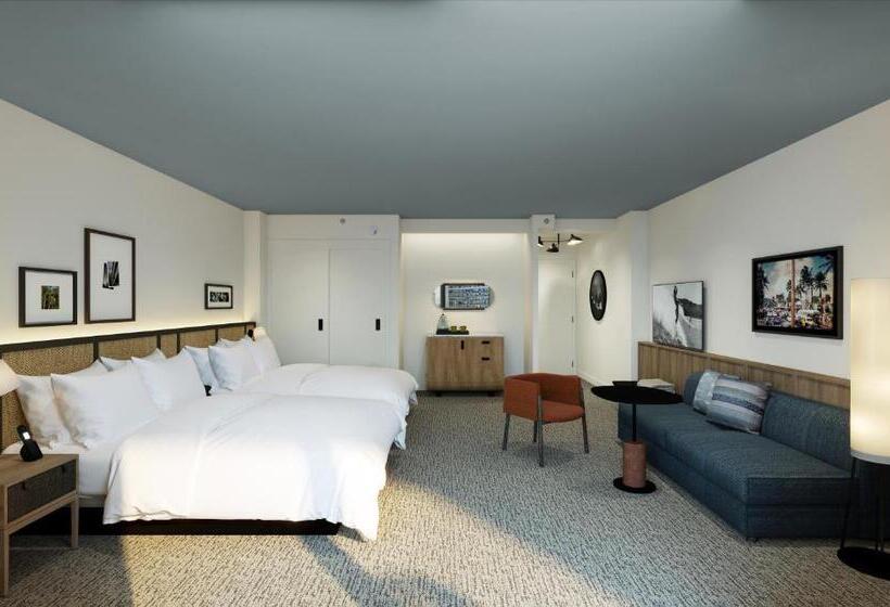Номер Deluxe Кровать Куин, Romer House Waikiki   Adults Only