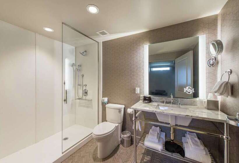 סטודיו סטנדרט, מיטה זוגית, Saranac Curio Collection By Hilton