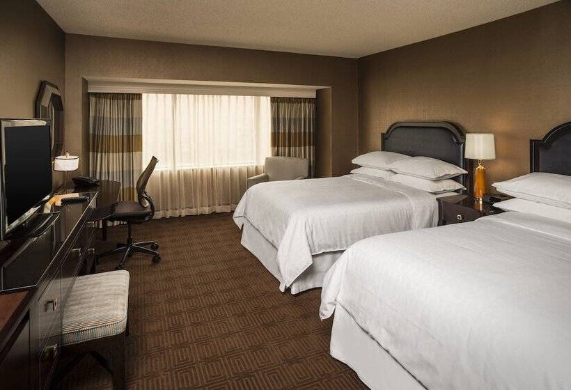 스탠다드 룸 더블 침대 2개, The Plaza Hotel Columbus At Capitol Square