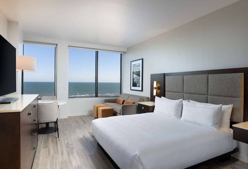 장애인을 위한 더블 침대 스탠다드 룸, Hilton Galveston Island Resort