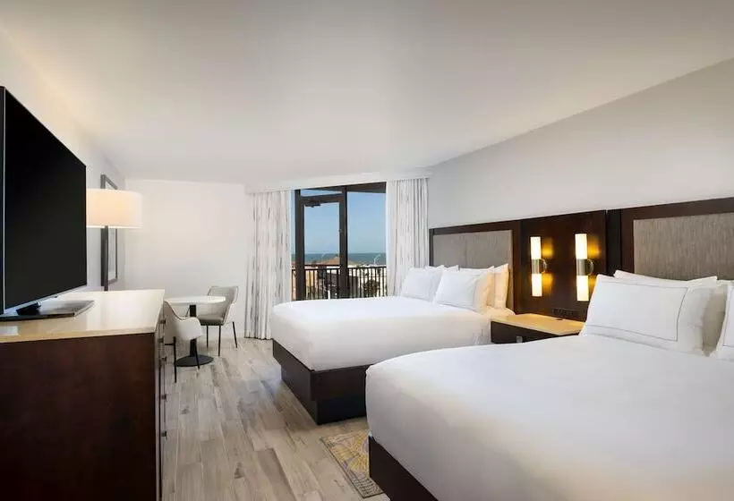 Standard-huone 2 Parivuodetta, Hilton Galveston Island Resort