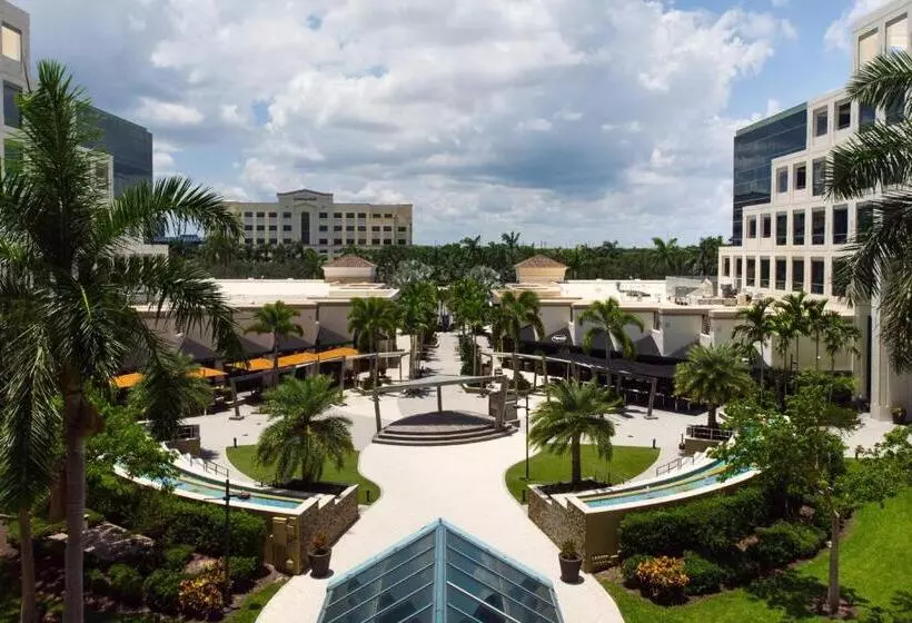 キングサイズベッドのスタンダードルーム, Boca Raton Marriott At Boca Center