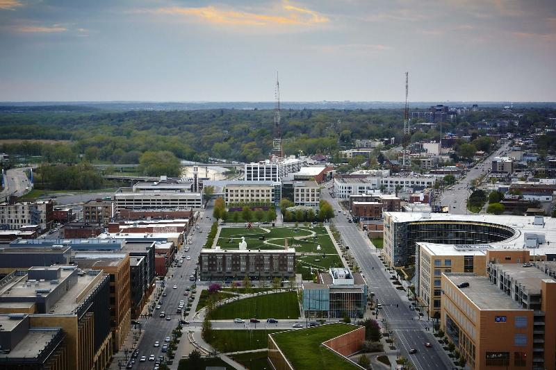 带大床的标准间, Des Moines Marriott Downtown