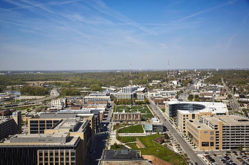 带大床的标准间, Des Moines Marriott Downtown