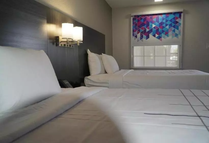 2ダブルベッドのスタンダードルーム, La Quinta Inn By Wyndham Dallas Uptown