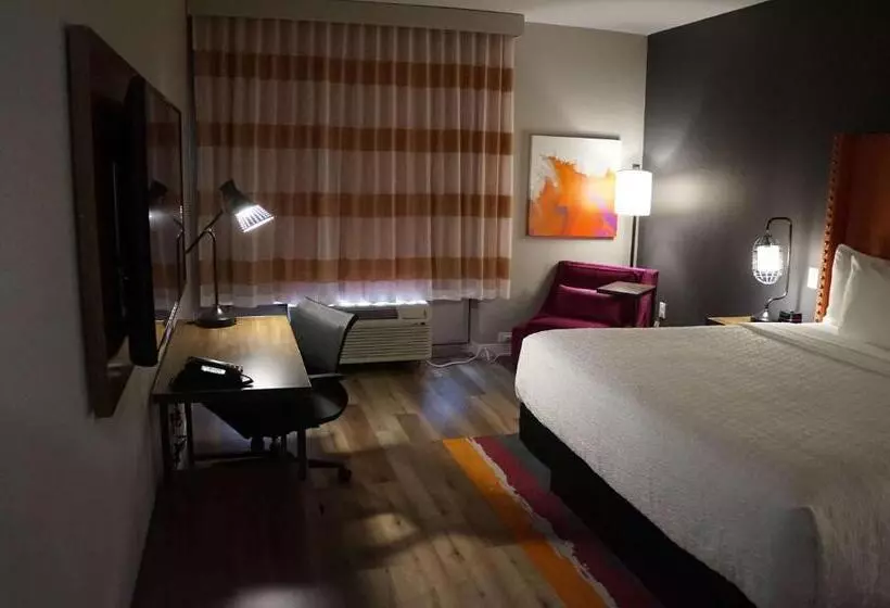 キングサイズベッドのスタンダードルーム, La Quinta Inn & Suites By Wyndham Lewisville