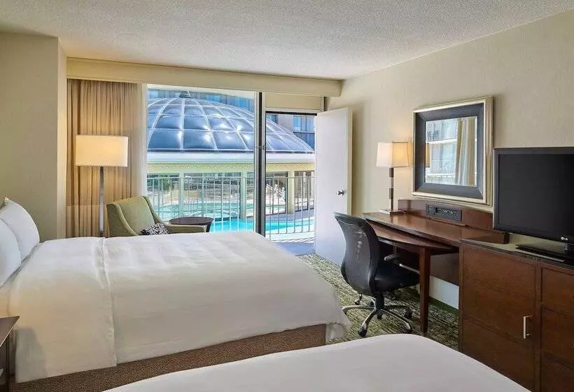 ２ダブルベッドのスタンダードルーム, Marriott Chicago O’hare