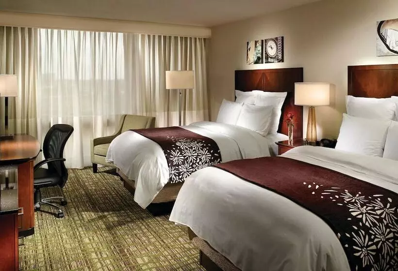 ２ダブルベッドのスタンダードルーム, Marriott Chicago O’hare