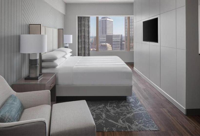 キングサイズベッドのスイートルーム, Minneapolis Marriott City Center
