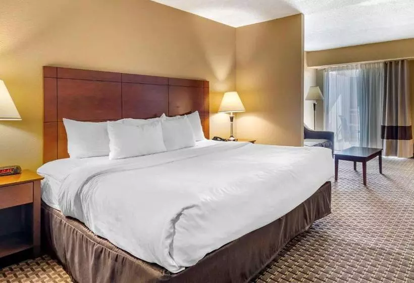 キングサイズベッドのスイートルーム, Comfort Inn & Suites Raphine  Lexington Near I81 And I64