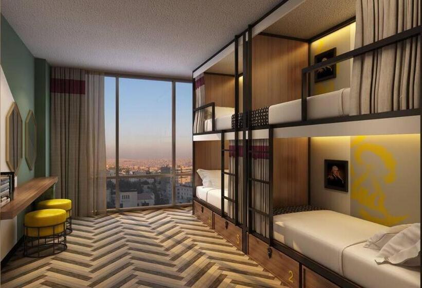 4인용 스탠다드 룸, Generator Hotel Washington Dc