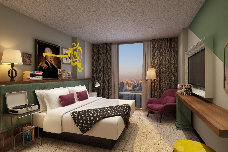 带大床的高级房间, Generator Hotel Washington Dc