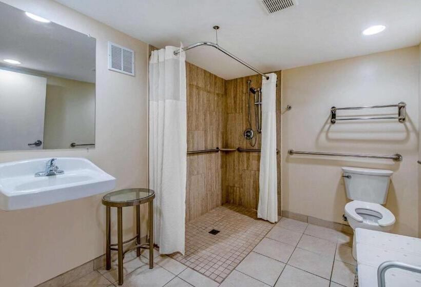 适合残疾人士使用的带超级大床的标准间, Quality Inn Savannah Historic District