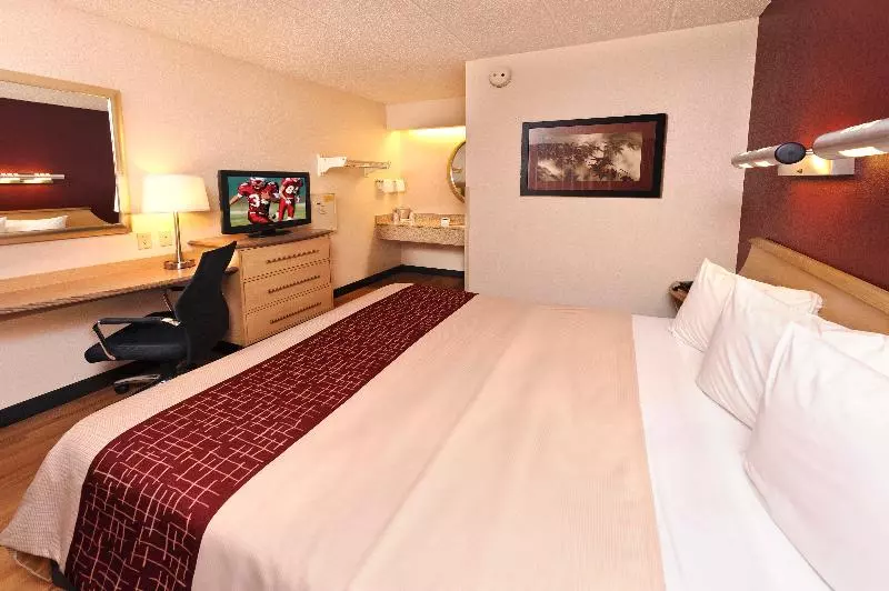キングサイズベッドのスーペリアルーム, Red Roof Inn Dayton South  Miamisburg