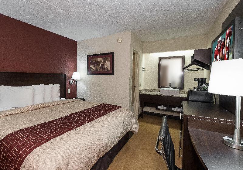 اتاق لوکس با تخت بزرگ, Red Roof Inn Toledo Maumee