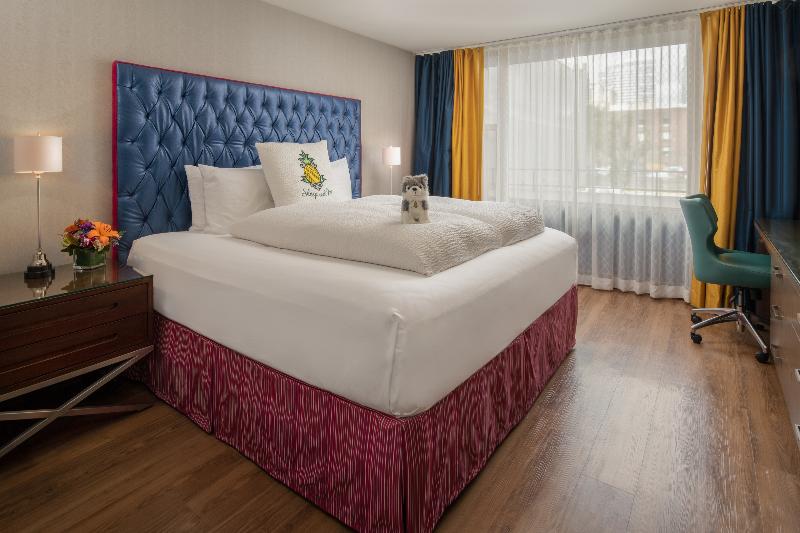 اتاق استاندارد با تخت بزرگ, Staypineapple, Hotel Rose, Downtown Portland