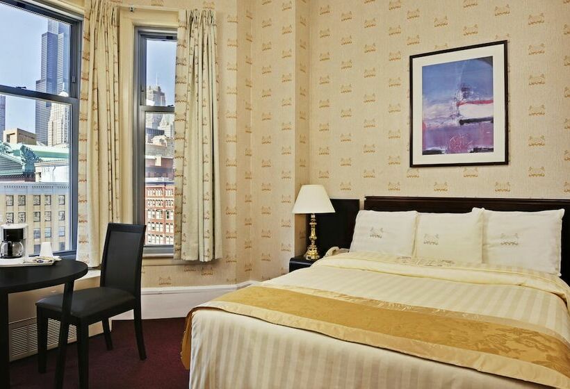 غرفة قياسية سرير مزدوج, Congress Plaza Hotel Chicago