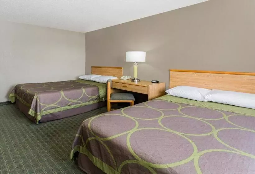 ２ダブルベッドのスタンダードルーム, Super 8 By Wyndham St. Charles