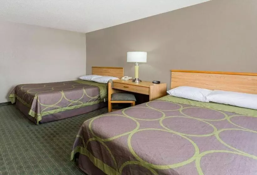 ２ダブルベッドのスタンダードルーム, Super 8 By Wyndham St. Charles