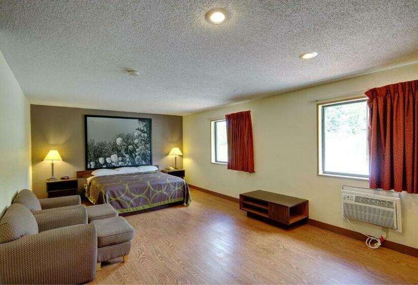 带大床的复式套间, Super 8 By Wyndham Zanesville