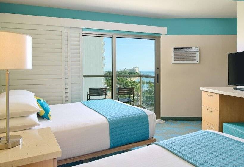 اتاق استاندارد با چشم‌انداز دریا, Aston Waikiki Circle