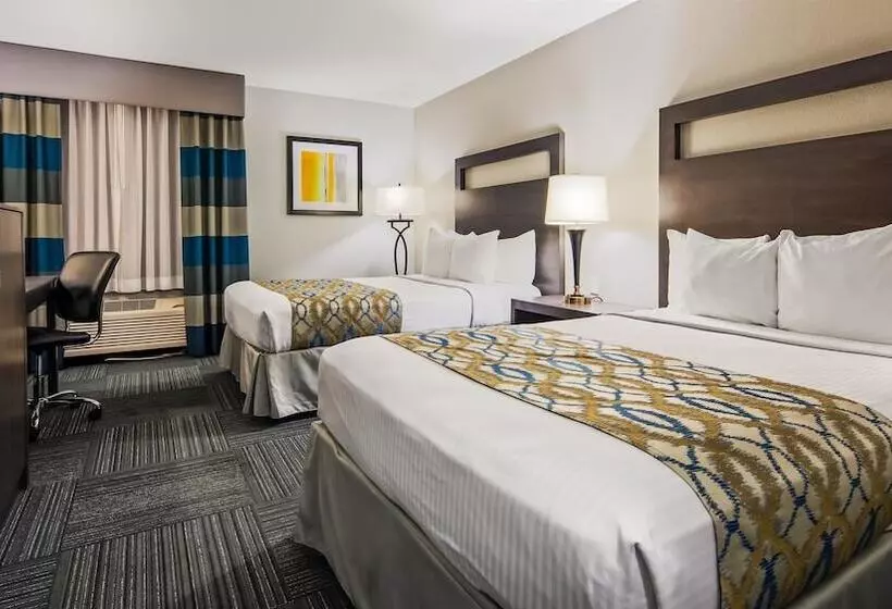 ２ダブルベッドのスタンダードルーム, Best Western Naperville Inn