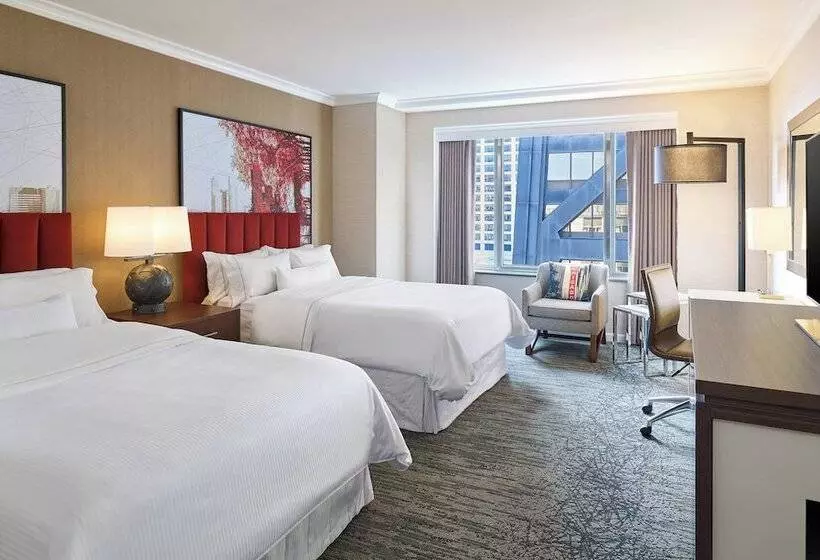 ２ダブルベッドのスタンダードルーム, The Westin Michigan Avenue Chicago